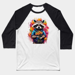 cute raccoon Baseball T-Shirt